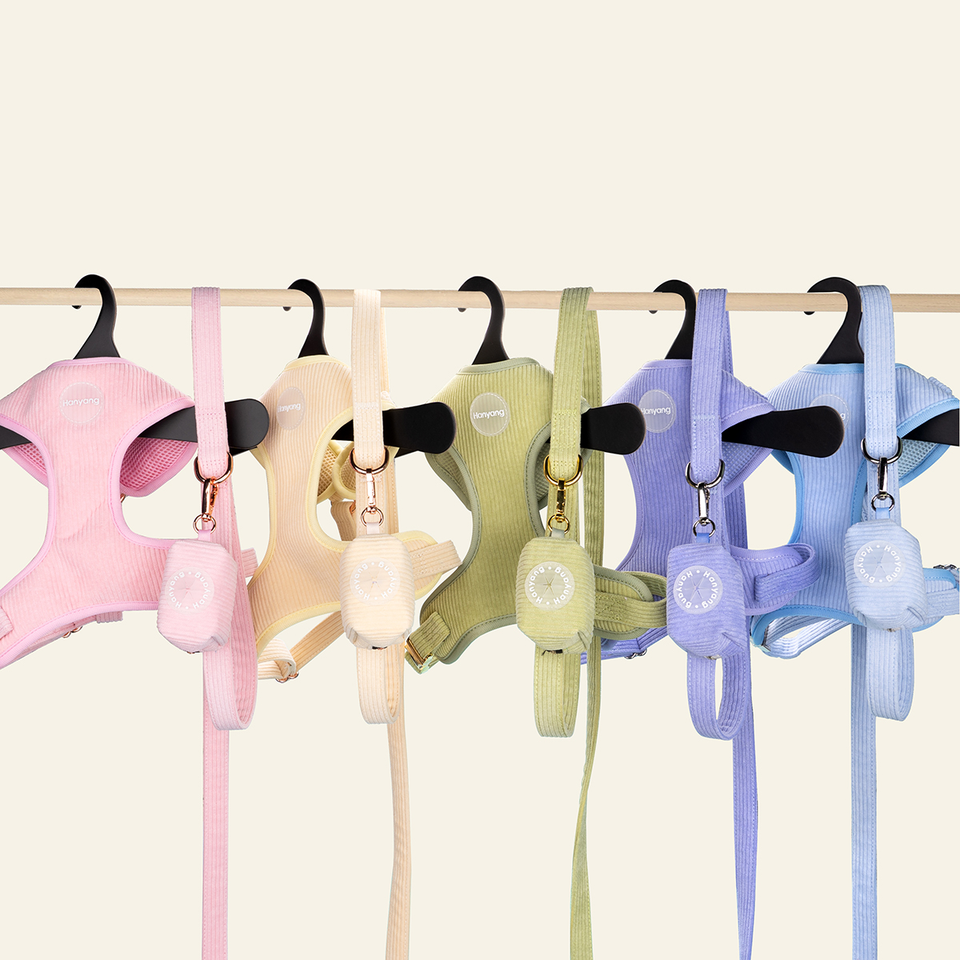 2023 Velvet Corduroy Dog Harness Set Manufacturers Designer Dog Harness and Leash Set Wholesale Luxury Custom logo Dog Harness