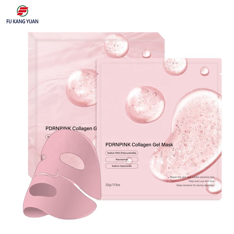 TT Hot Sale PDRN Pink Salmon Jelly Gel Mask Deep Collagen Face Mask Hydrating Moisturizing Firming Anti-Aging Skin Whitening