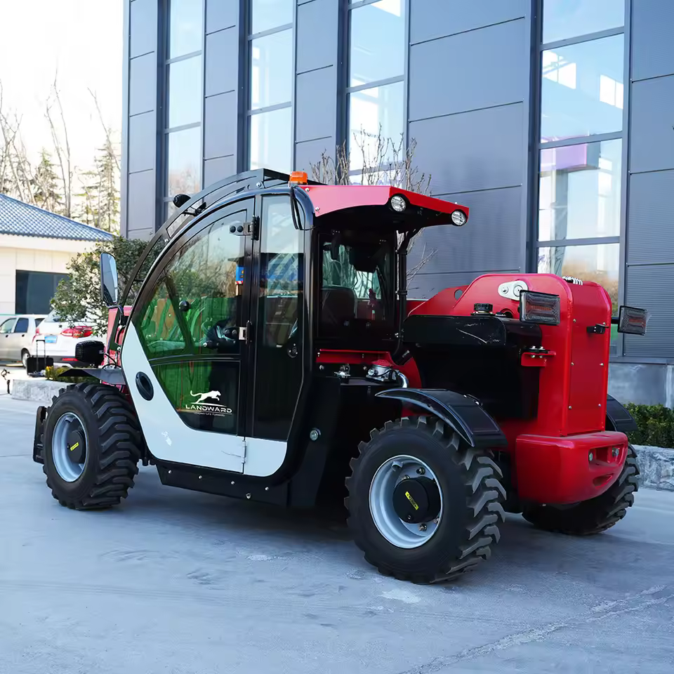 New 4 Wheel Compact Telehandler Telescopic Hydraulic Forklift Construction Machine All Terrain Telescopic Handler Loader Sale