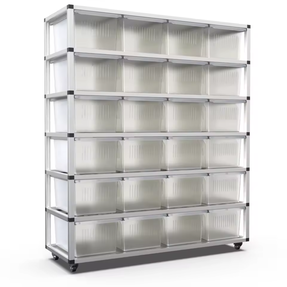 R4L-G Custom Size Available Lizard Terrarium and Breeding Rack Breeding Cabinet Pet Cage System with Multi-Size Options