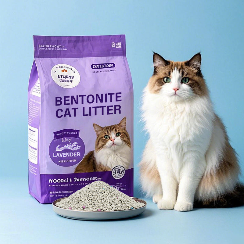 OEM Manufacturers 10L Kitty Sand Lemon Scent Odour Lock Strong Dust Free Clumping Premium Kitty Litter