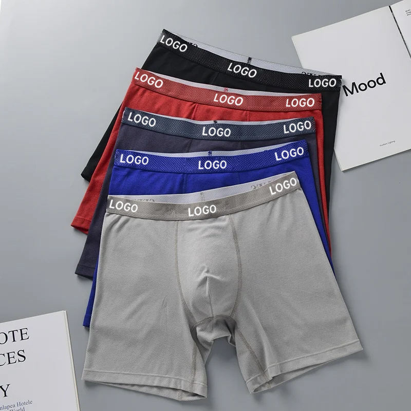 Men's pure cotton modal boxer briefs mid-rise breathable and comfortable boxer briefs for men